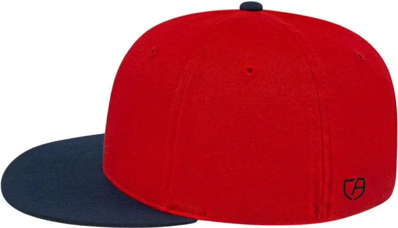 Cap America I8504 Flexfit Wool Blend Performance - Red Navy