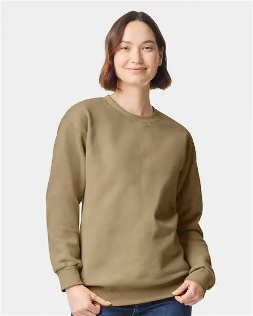 Gildan 19000 Hammer™ Maxweight Crewneck Sweatshirt - Tan
