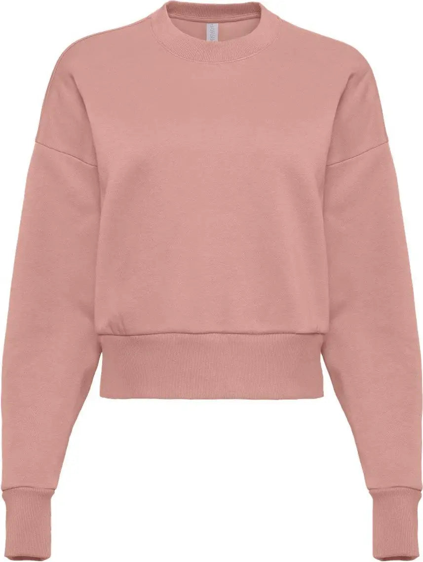 Next Level 9087 Women’s Heavyweight Sweatshirt - Desert Pink - Ladies Xs