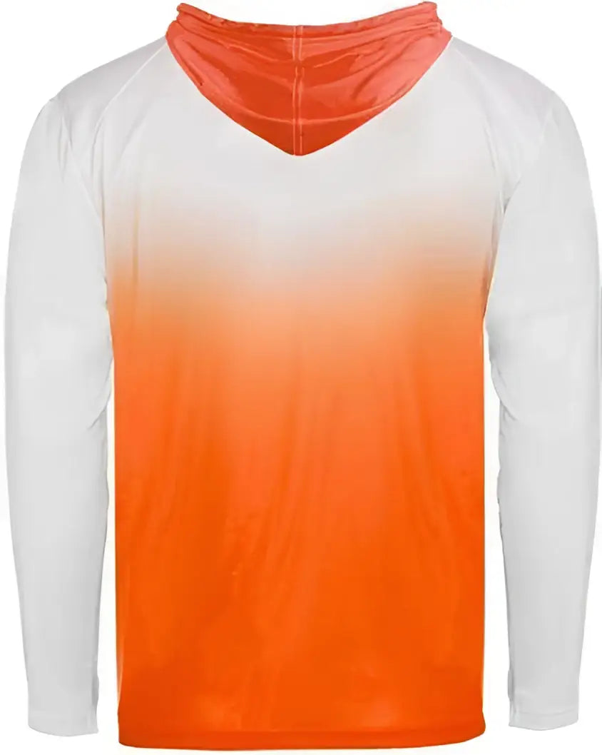 Badger Sport 2205 Ombre Youth Hoodie Tee - Orange - Xs