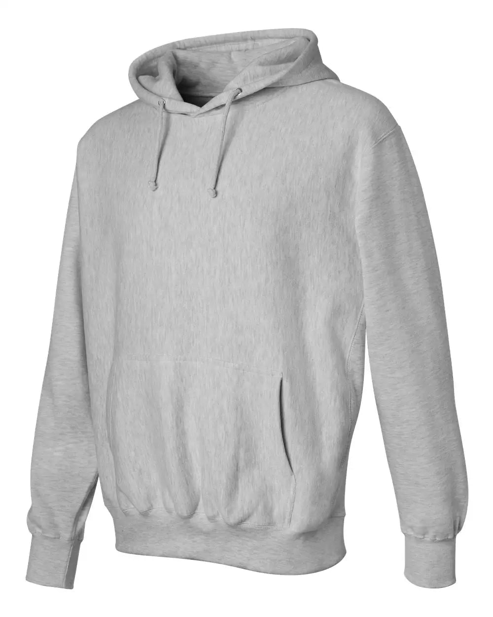 Weatherproof 7700 Cross Weave Hooded Sweatshirt - Heather Gray - Adult s