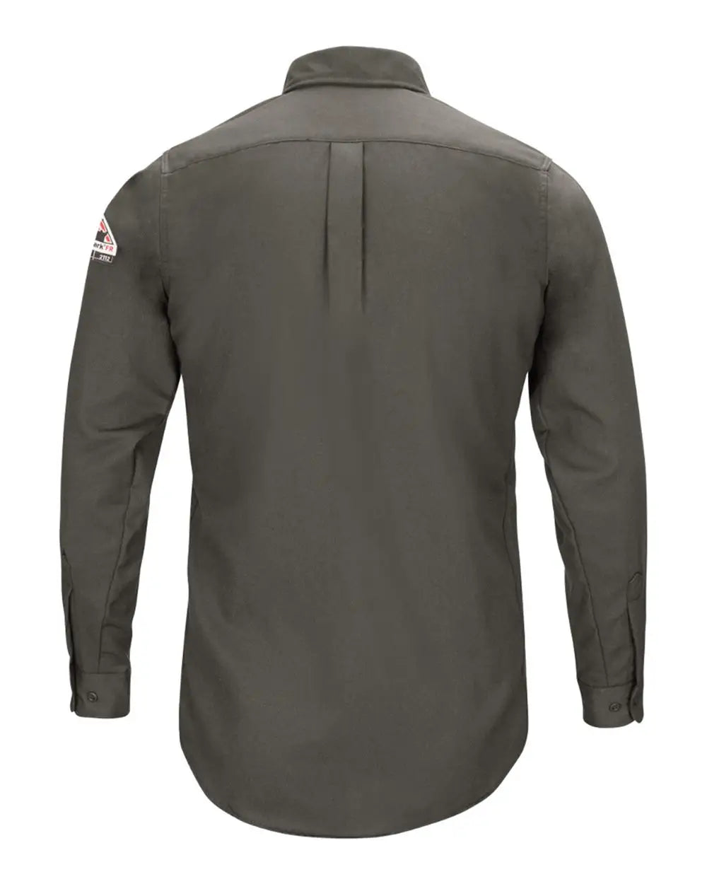 Bulwark Qs50 Iq Series® Long Sleeve Comfort Woven Lightweight Shirt - Dark Grey - Gray / s