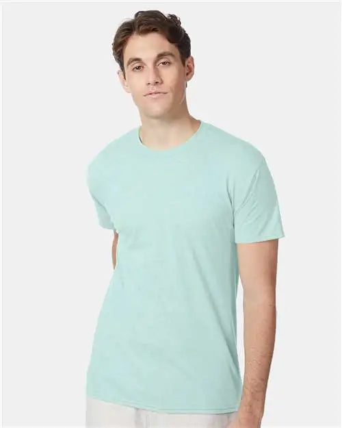 Hanes 42tb Perfect-t Triblend T-shirt - Ice Fall Heather