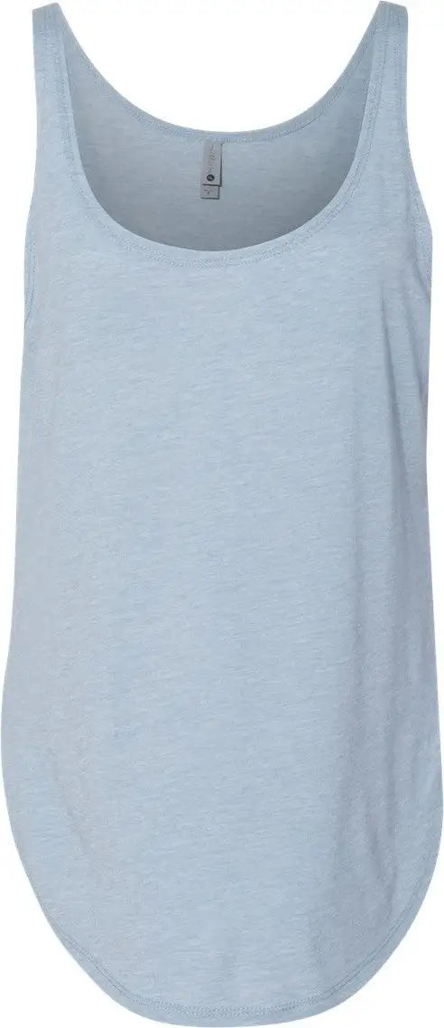 Next Level 5033 Women’s Festival Tank - Stonewash Denim - Gray / Ladies Xs