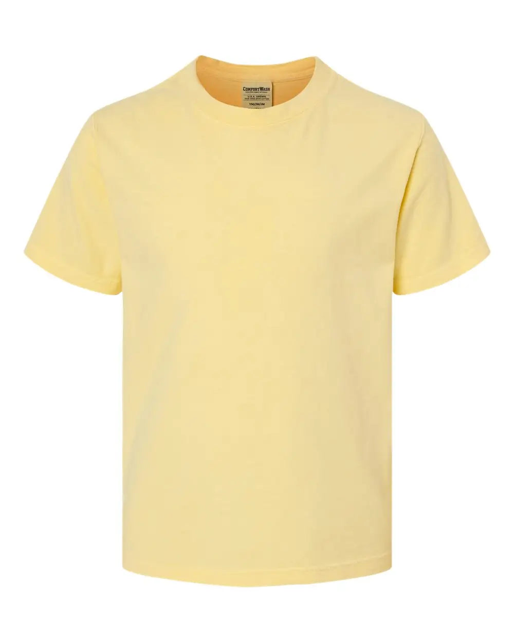 Comfortwash by Hanes Gdh175 Garment-dyed Youth T-shirt - Summer Squash Yellow - Xs