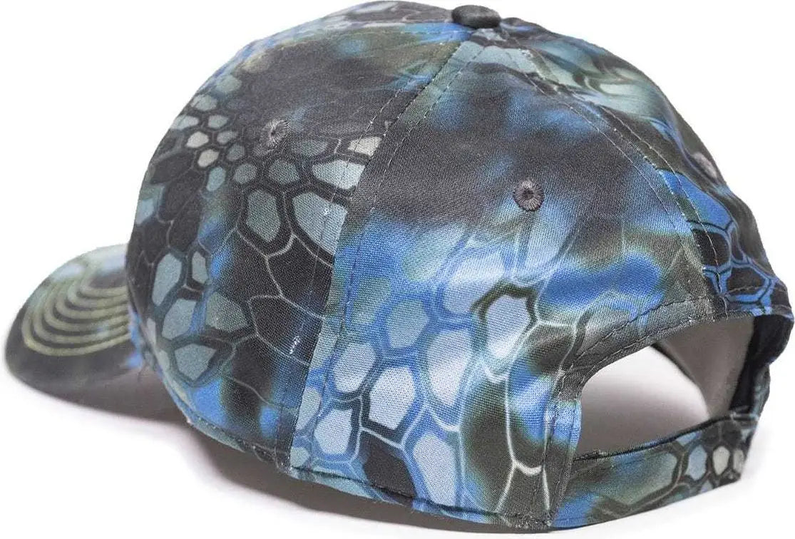Oc Sports Bon-020 Fishing Adjustable Cap - Kryptek Neptune - 6 7/8’’ - 7 1/2’’