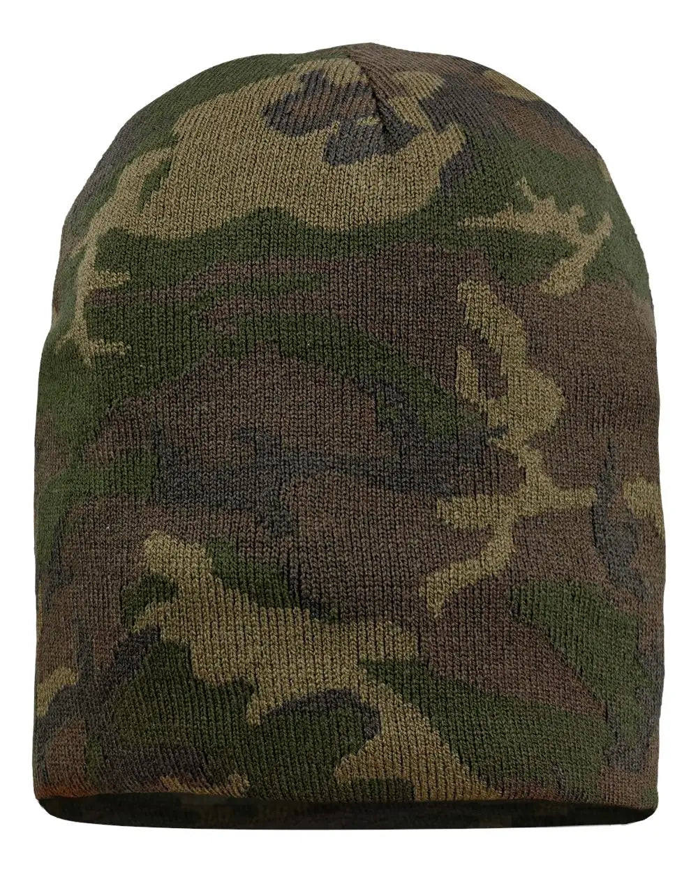 Sportsman Sp08 8’’ Beanie - Green Camo - one Size Fits Most