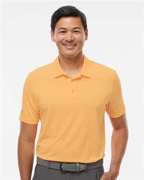 Acid Orange/ Grey Two Pine Tree Polo - A574
