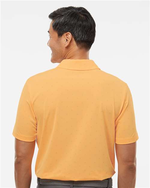 Acid Orange/ Grey Two Pine Tree Polo - A574