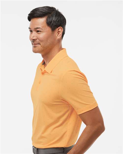 Acid Orange/ Grey Two Pine Tree Polo - A574