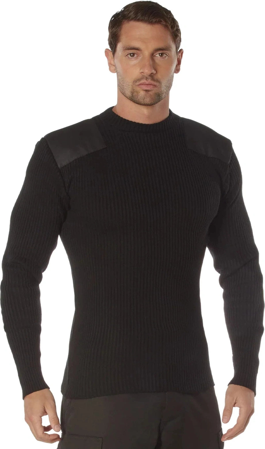 Acrylic Commando Sweater - Black / s