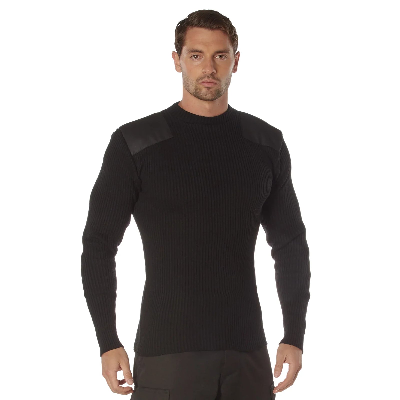 Acrylic Commando Sweater - Black / s