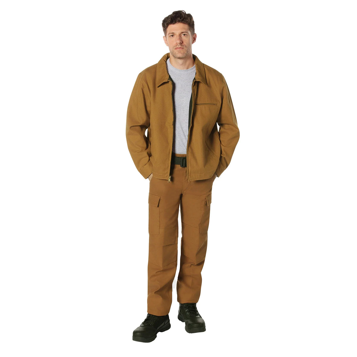 Active Flex Fleece Lined Canvas Work Pants