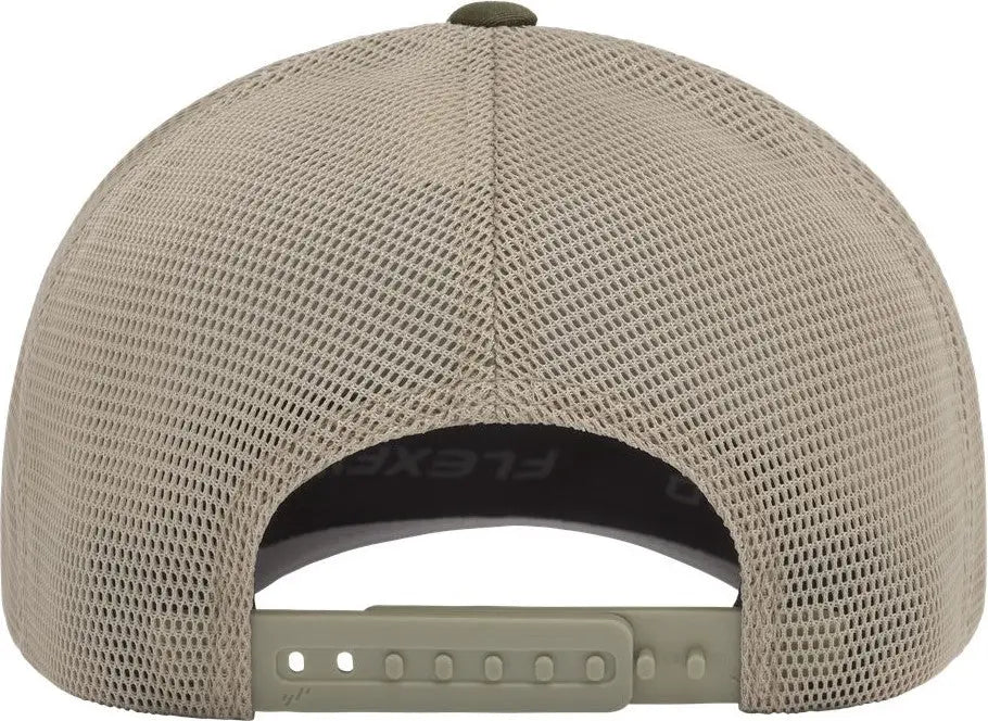 Flexfit 110m 110® Mesh-back Cap - Olive Khaki - one Size Fits Most