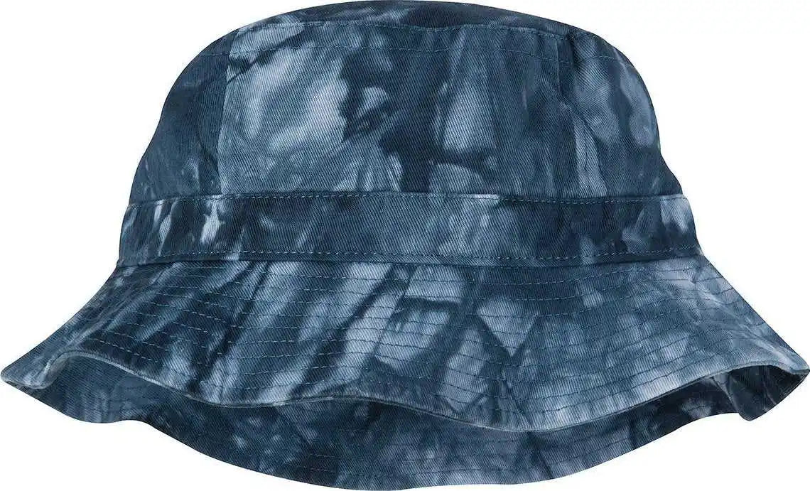 Adams Acva101 Vacationer Pigment Dyed Bucket Hat - Navy Tie Dye