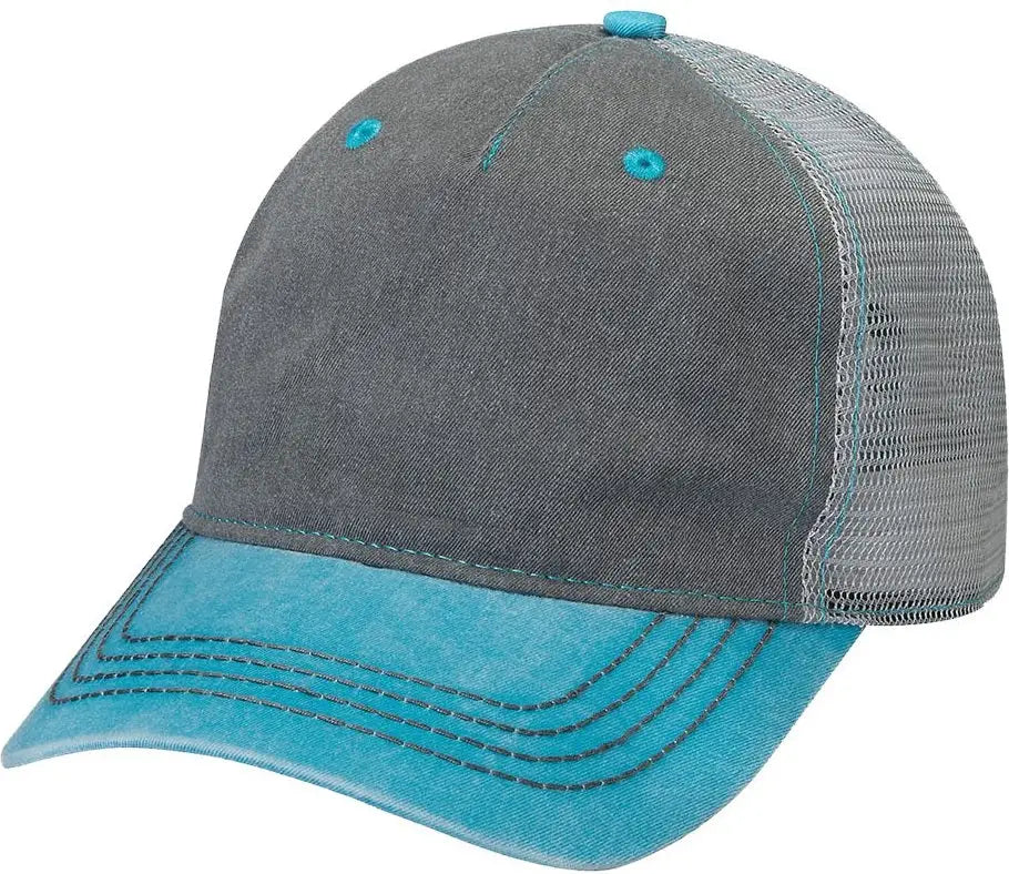 Adams Headwear En102 Endeavor Cap - Charcoal Caribbean Gray - one Size Fits Most