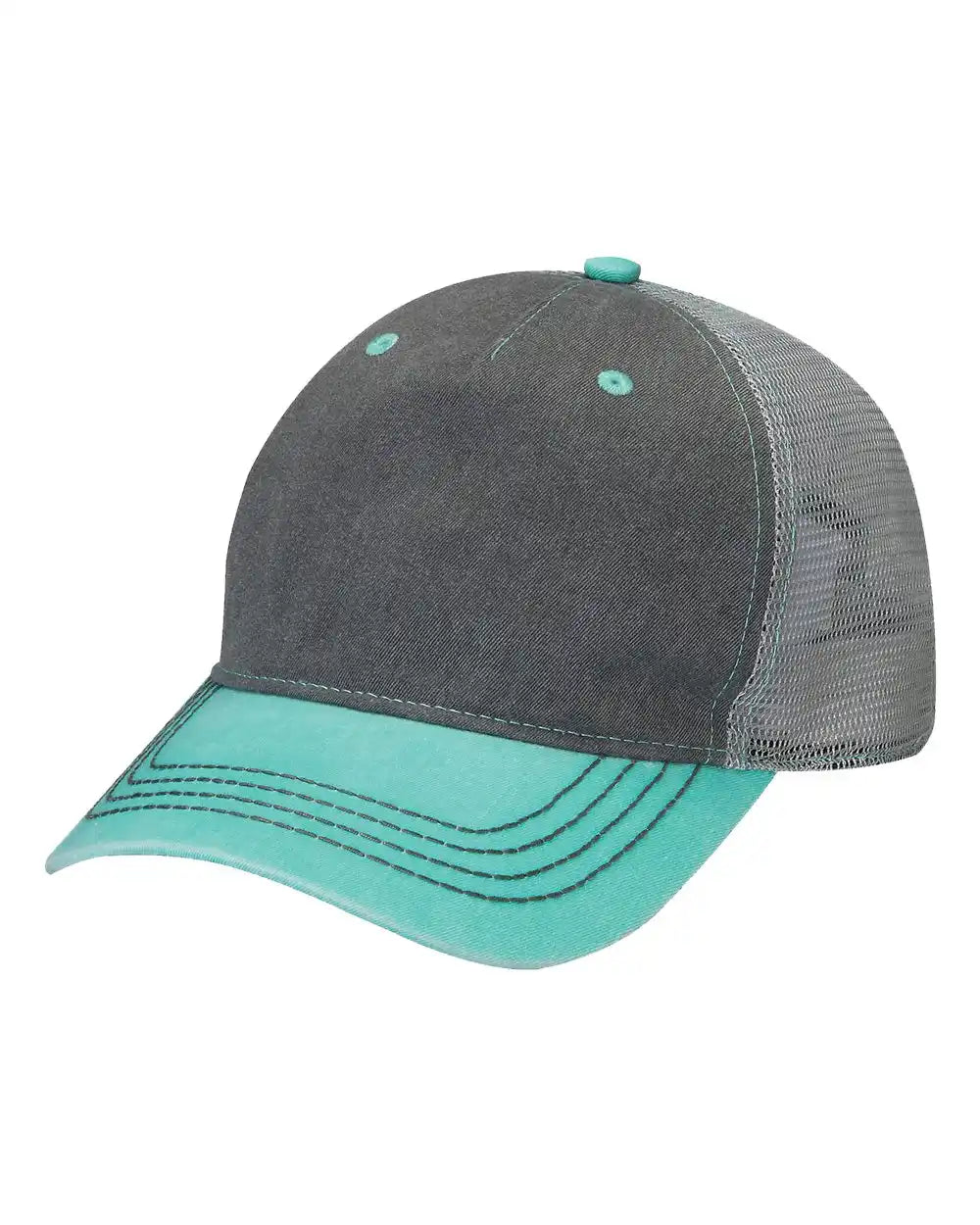 Adams Headwear En102 Endeavor Cap - Charcoal Seafoam Grey - Charcoal/ Seafoam/ / Osfm
