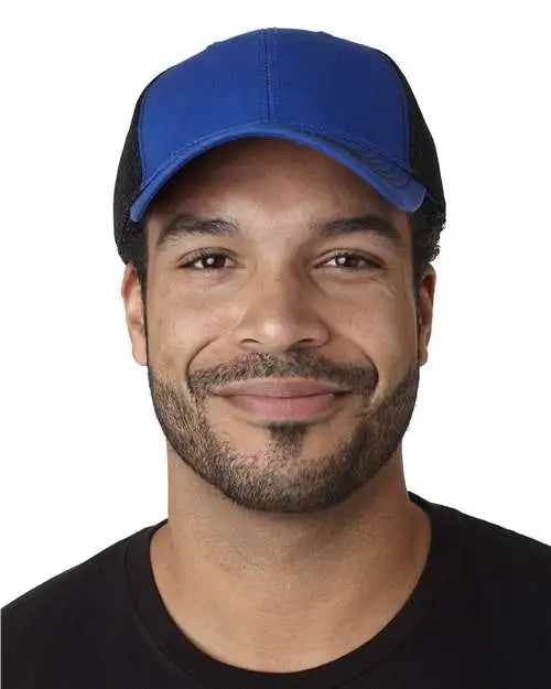 Adams Headwear Fa102 Fairway Cap - Royal Black - one Size Fits Most