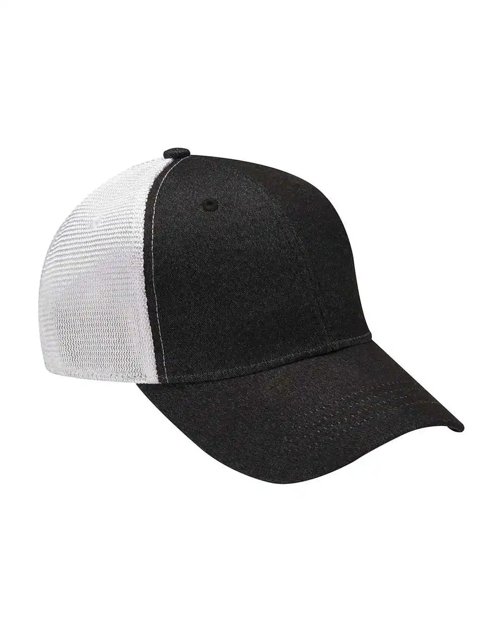 Adams Headwear Kn102 Knockout Cap - Black White - Black/ / Osfa