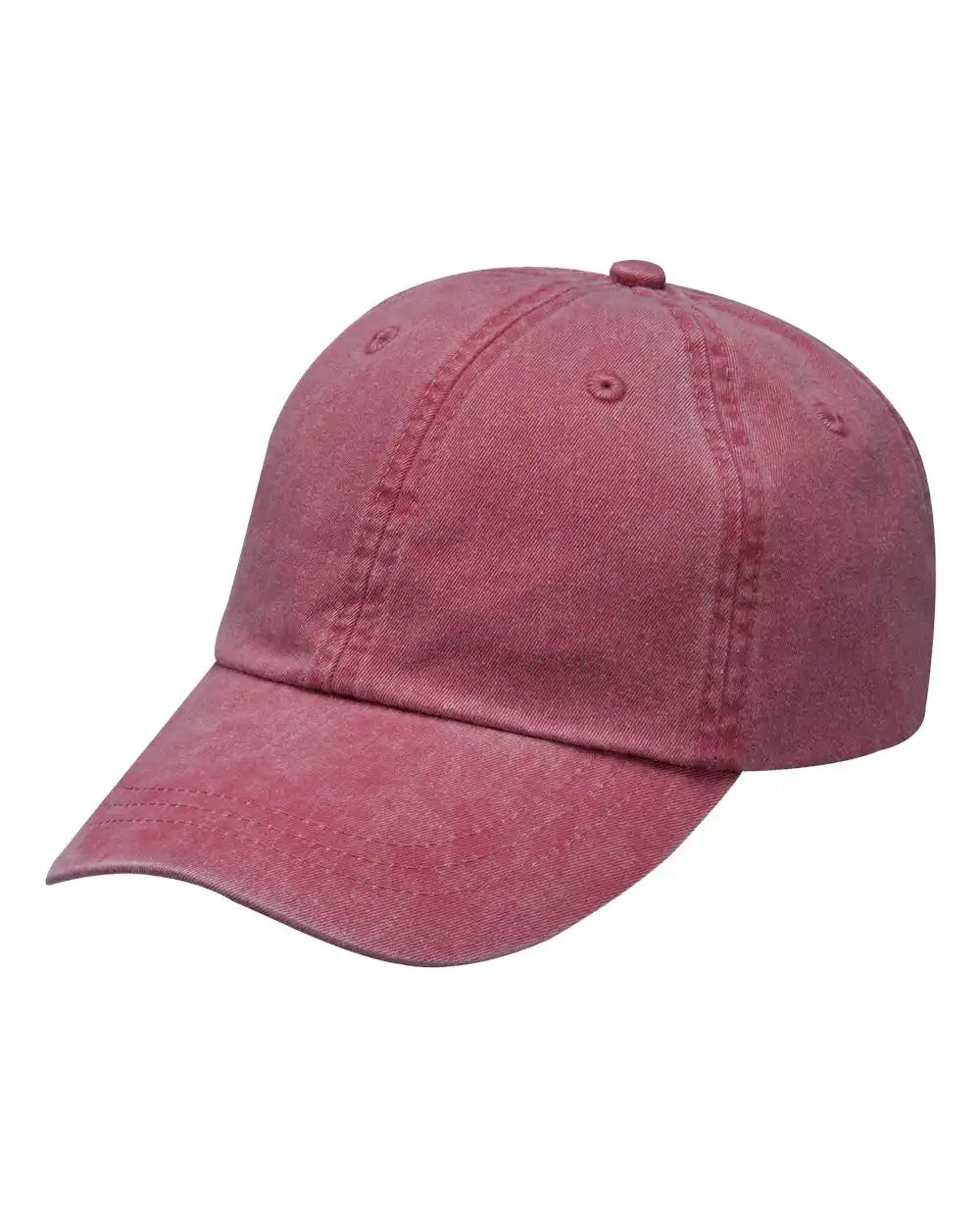 Adams Headwear Ko101 Youth Pigment-dyed Cap - Nautical Red - Osfa