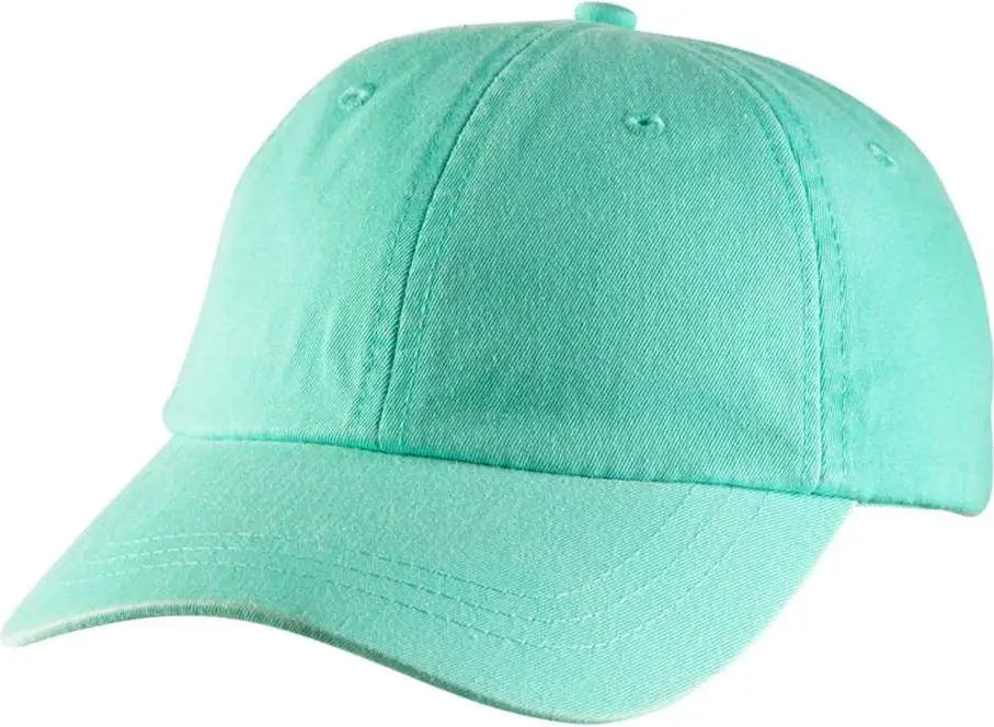 Adams Headwear Lo101 Women’s Optimum Pigment-dyed Cap - Seafoam - Green / one Size Fits Most