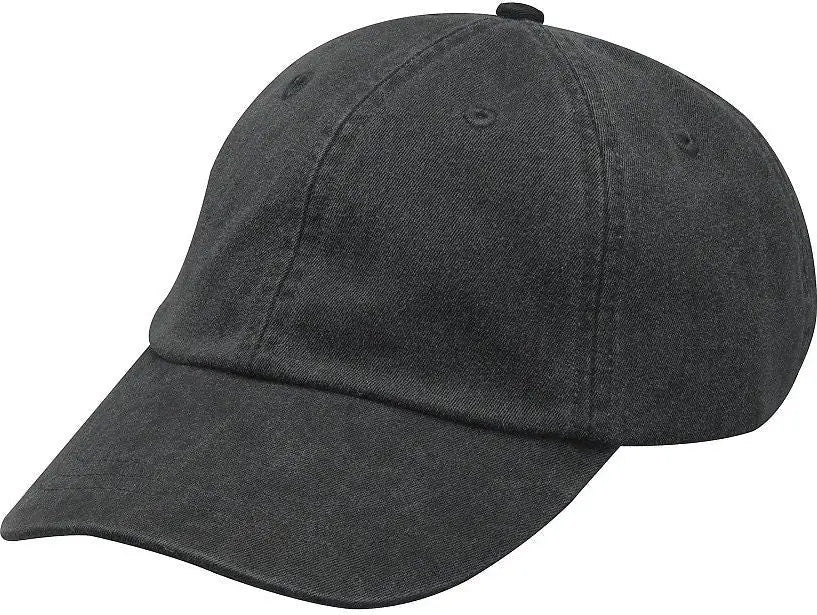 Adams Headwear Lp101 Optimum Pigment-dyed Cap - Black - one Size Fits Most