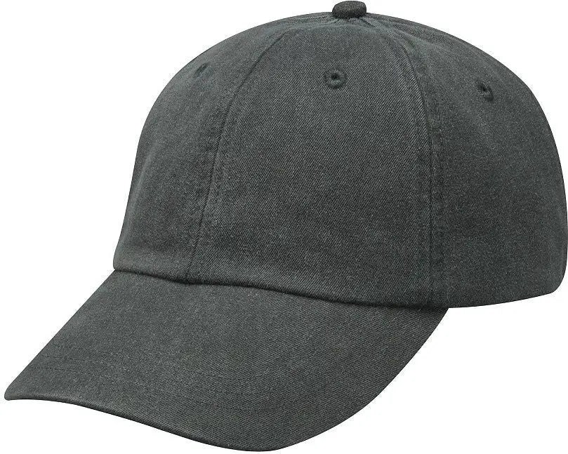 Adams Headwear Lp101 Optimum Pigment-dyed Cap - Charcoal - Dark Gray / one Size Fits Most