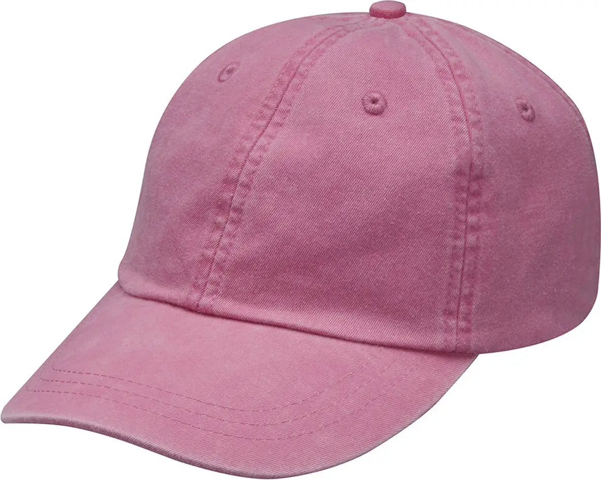 Adams Headwear Lp101 Optimum Pigment-dyed Cap - Hot Pink - one Size Fits Most