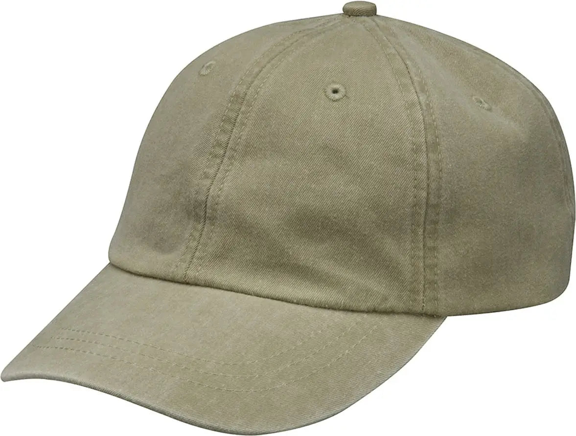Adams Headwear Lp101 Optimum Pigment-dyed Cap - Khaki - one Size Fits Most