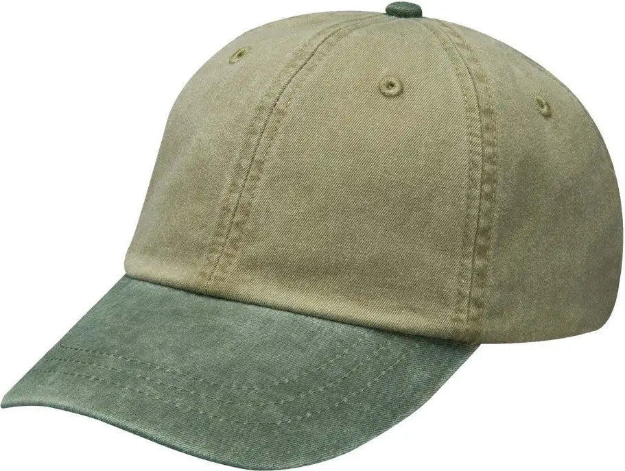 Adams Headwear Lp101 Optimum Pigment-dyed Cap - Khaki Spruce Green - Khaki/ / one Size Fits Most