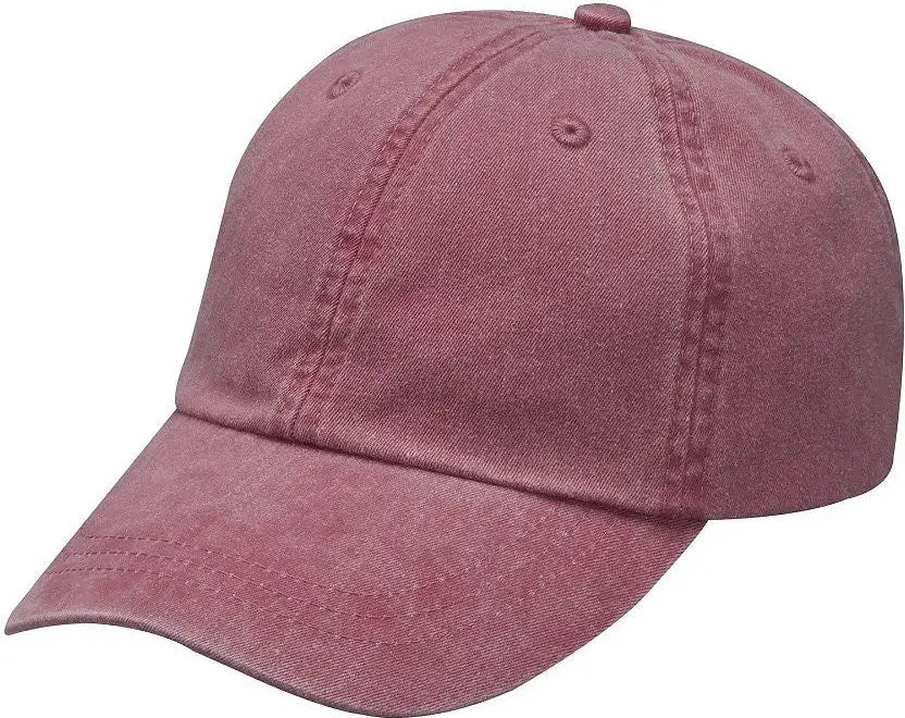 Adams Headwear Lp101 Optimum Pigment-dyed Cap - Nautical Red - one Size Fits Most