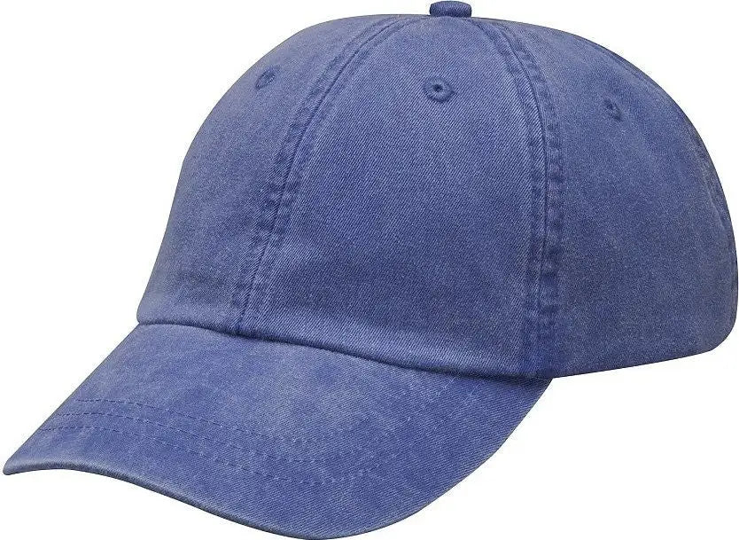Adams Headwear Lp101 Optimum Pigment-dyed Cap - Royal - one Size Fits Most