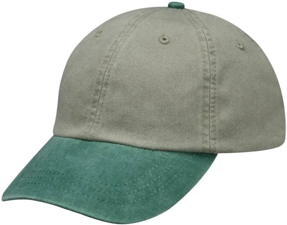 Adams Headwear Lp101 Optimum Pigment-dyed Cap - Stone Forest - Light Gray / one Size Fits Most
