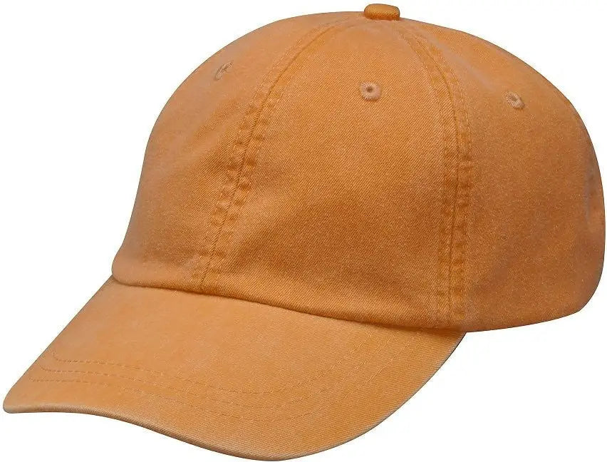 Adams Headwear Lp101 Optimum Pigment-dyed Cap - Tangerine - Orange / one Size Fits Most