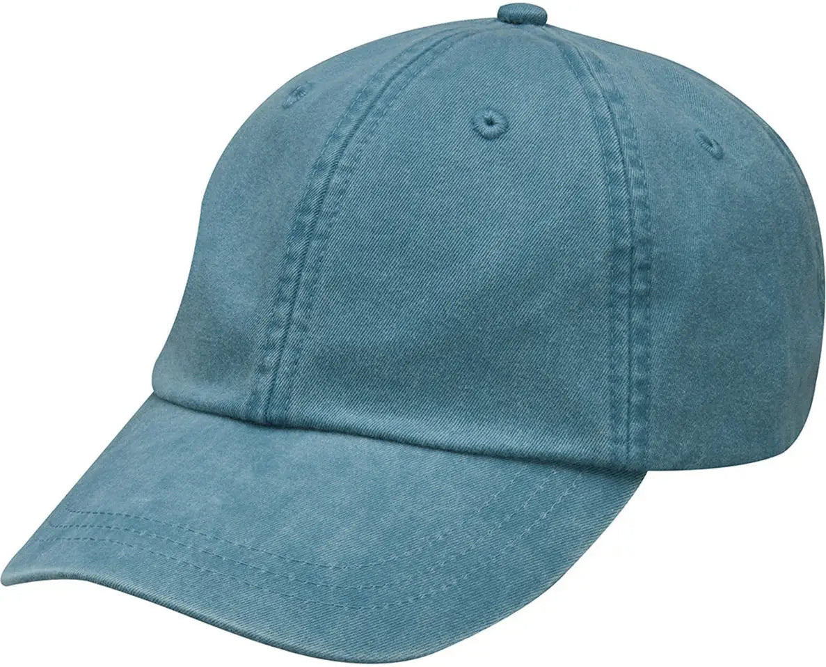 Adams Headwear Lp101 Optimum Pigment-dyed Cap - Teal - one Size Fits Most