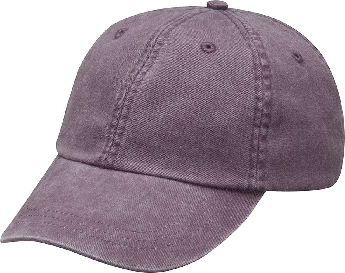 Adams Headwear Lp101 Optimum Pigment-dyed Cap - Wild Plum - one Size Fits Most