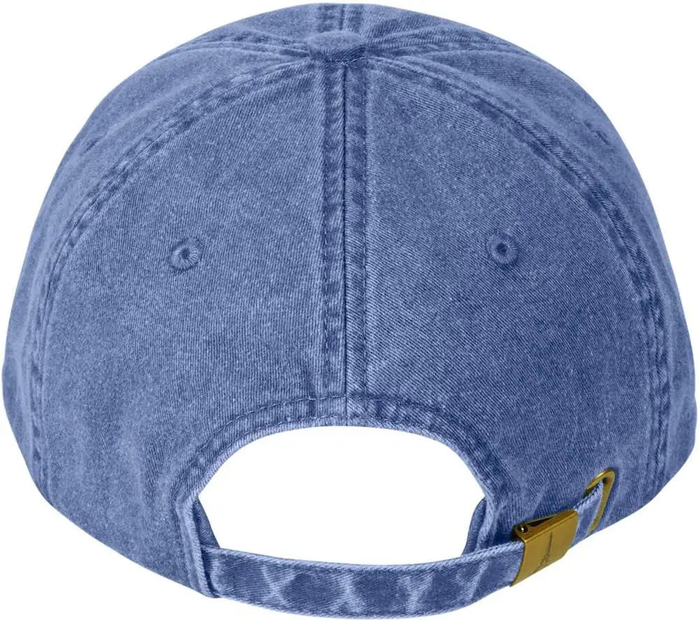 Adams Headwear Lp108 Classic Pigment Distressed Cap - Royal - Royal / one Size Fits Most