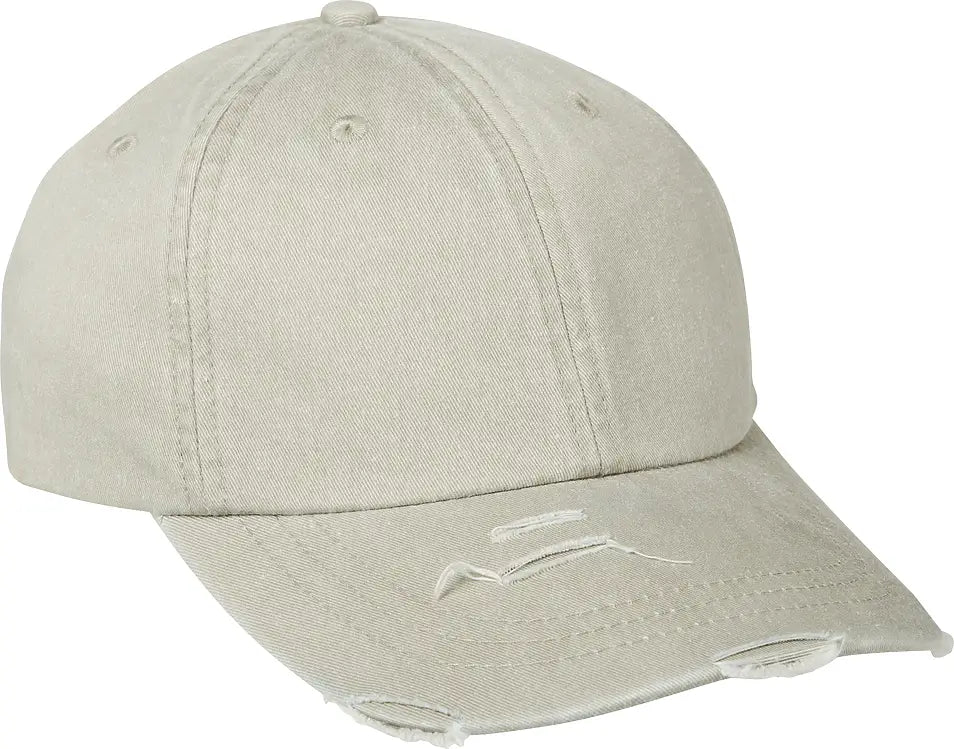 Adams Headwear Lp108 Classic Pigment Distressed Cap - Stone - Stone / one Size Fits Most