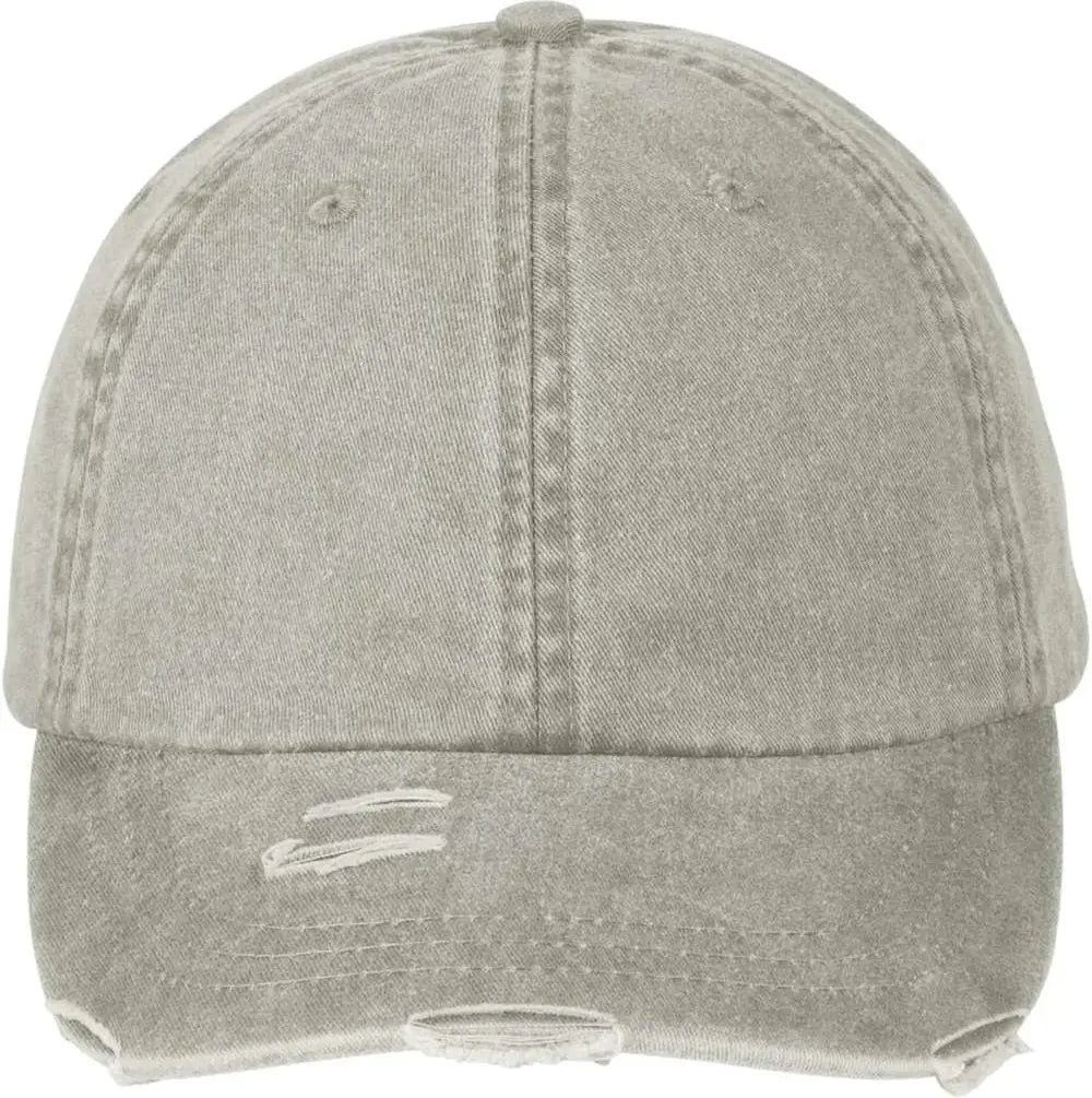 Adams Headwear Lp108 Classic Pigment Distressed Cap - Stone - Stone / one Size Fits Most