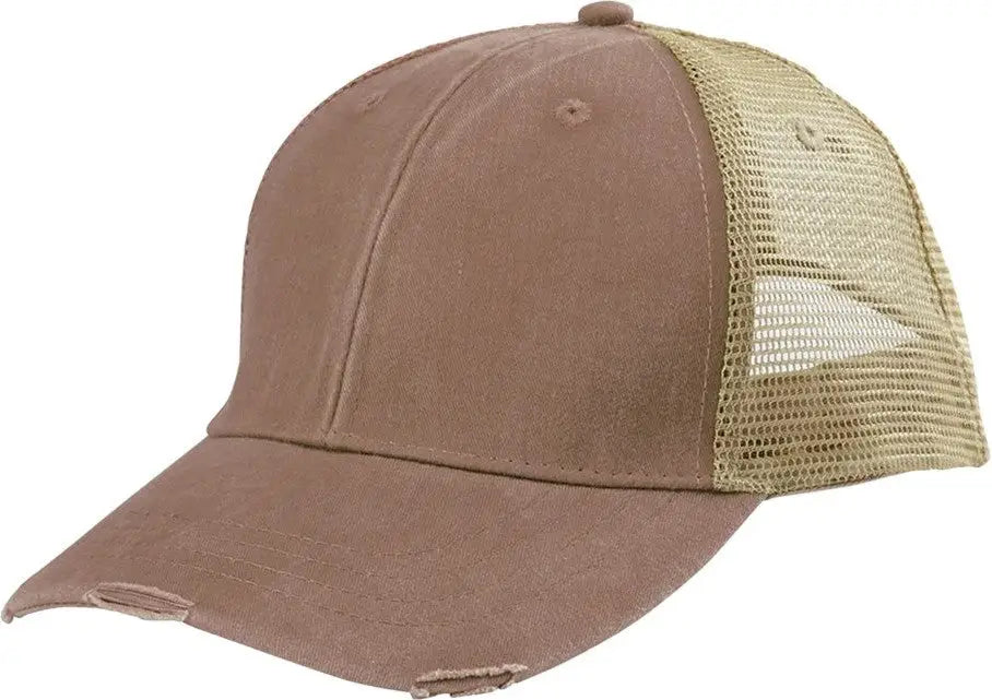 Adams Headwear Ol102 Ollie Distressed Cap - Mississippi Mud Tan - one Size Fits Most