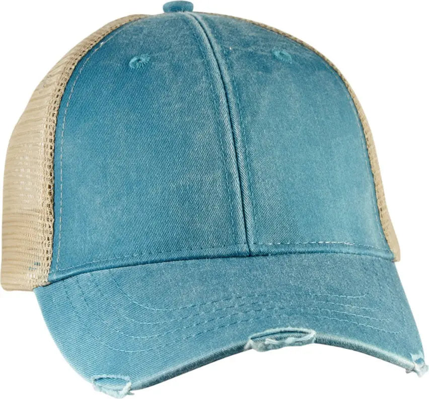 Adams Headwear Ol102 Ollie Distressed Cap - Teal Tan - Brown / one Size Fits Most