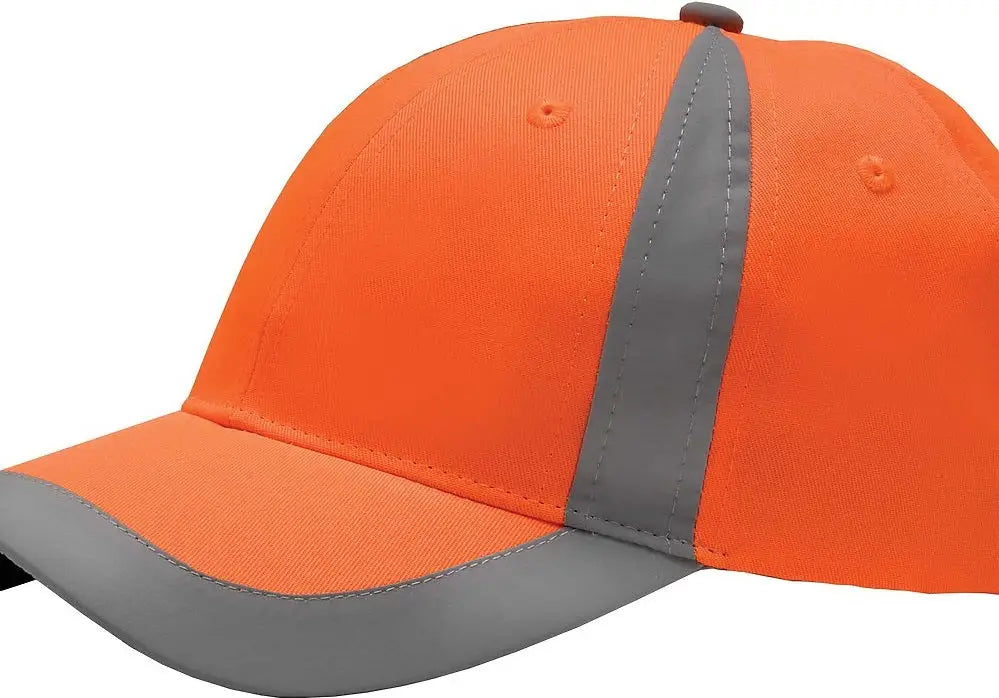 Adams Headwear Rf102 Reflector High-visibility Constructed Cap - Orange - one Size Fits Most