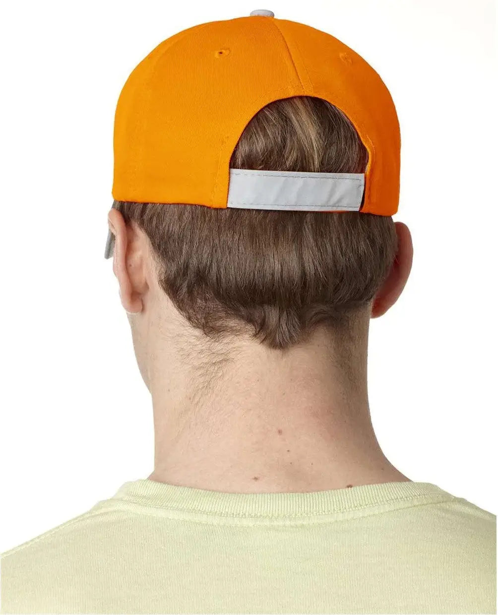 Adams Headwear Rf102 Reflector High-visibility Constructed Cap - Orange - one Size Fits Most