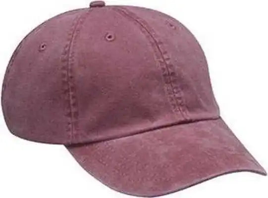 Adams Lp101 Optimum Pigment Dyed-cap - Burgundy - Maroon / one Size Fits Most