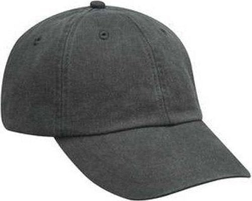 Adams Lp101 Optimum Pigment Dyed-cap - Charcoal - Dark Gray / one Size Fits Most