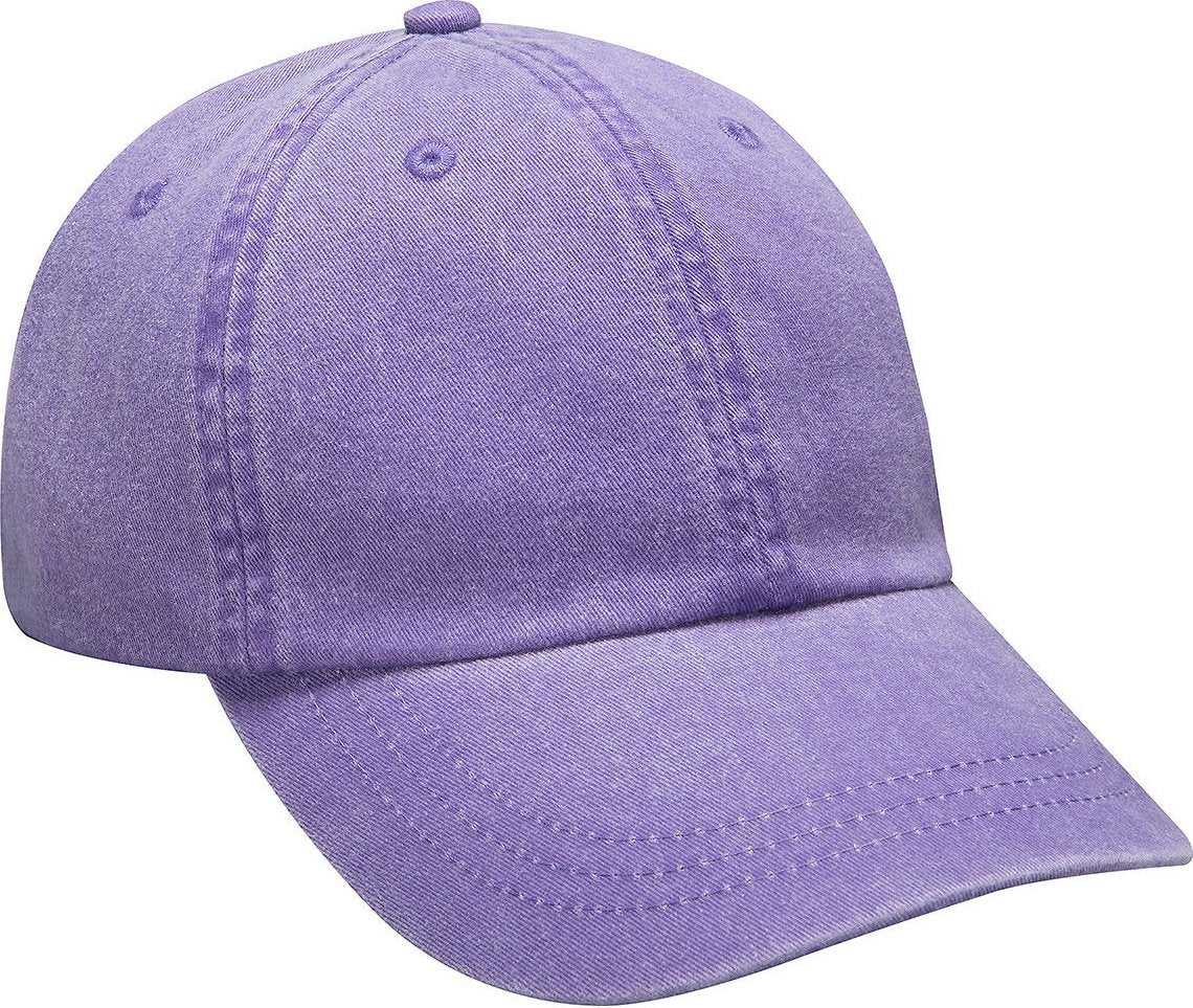 Adams Lp101 Optimum Pigment Dyed-cap - Grape - Purple / one Size Fits Most