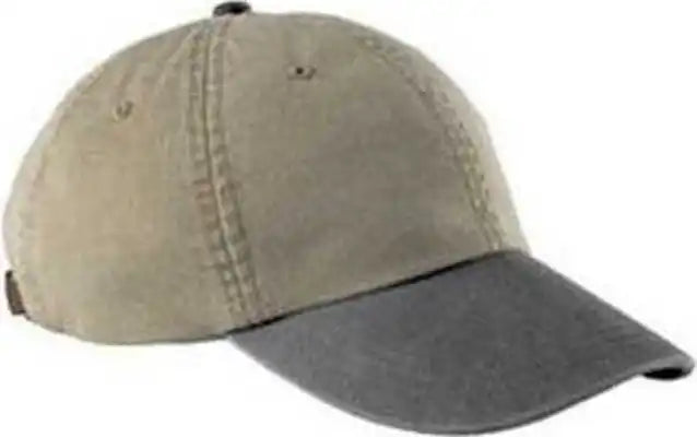 Adams Lp101 Optimum Pigment Dyed-cap - Khaki Charcoal - Dark Gray / one Size Fits Most