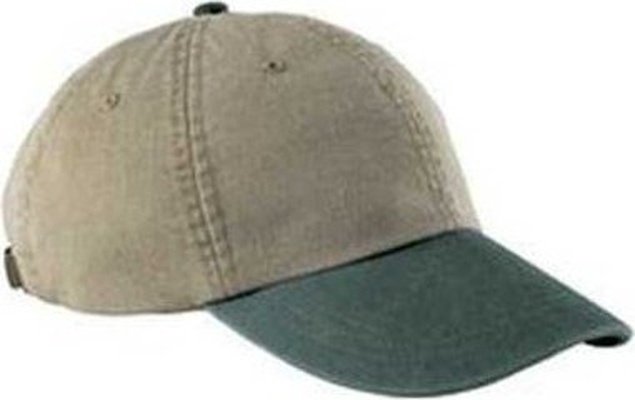 Adams Lp101 Optimum Pigment Dyed-cap - Khaki Forest - one Size Fits Most