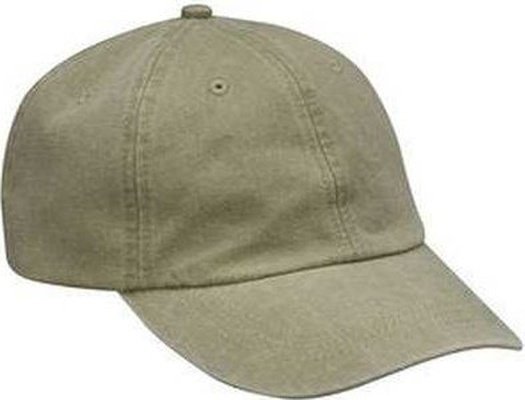 Adams Lp101 Optimum Pigment Dyed-cap - Khaki - one Size Fits Most