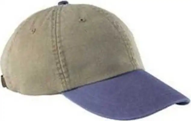 Adams Lp101 Optimum Pigment Dyed-cap - Khaki Royal - one Size Fits Most